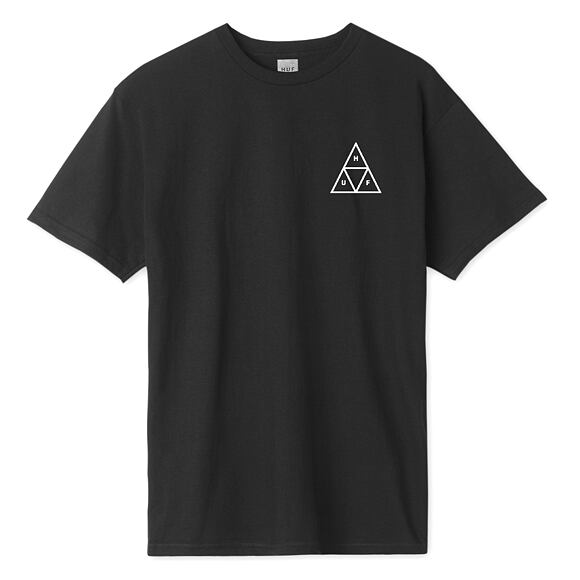 Triko HUF Essentials TT T-Shirt Black