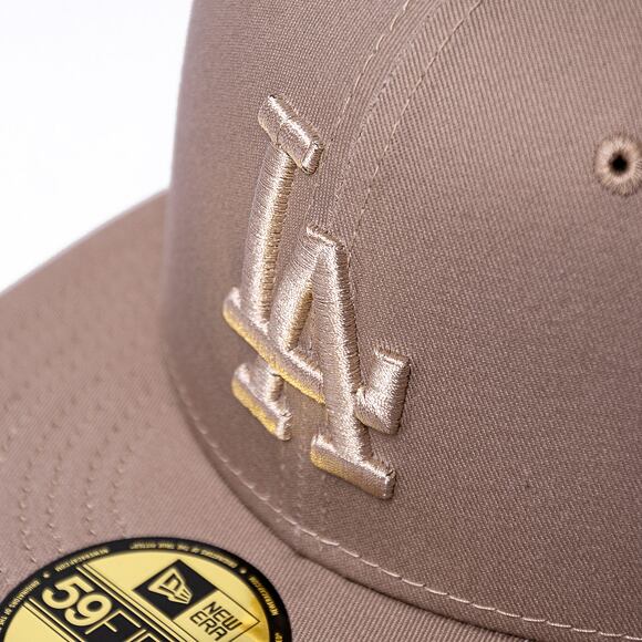 Kšiltovka New Era 59FIFTY MLB League Essential Los Angeles Dodgers - Ash Brown / Stone