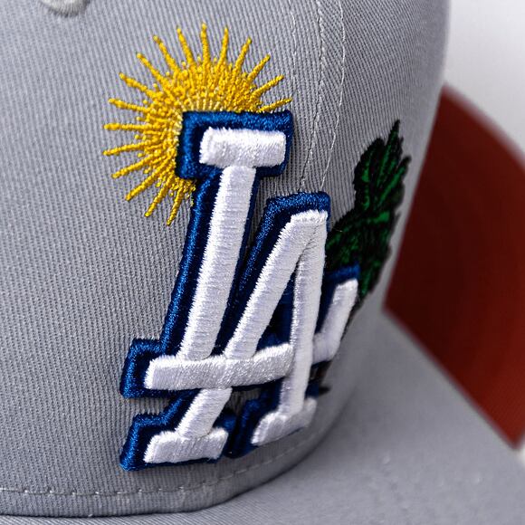Kšiltovka New Era 9FIFTY MLB Summer Icon Los Angeles Dodgers Retro - Dark Grey