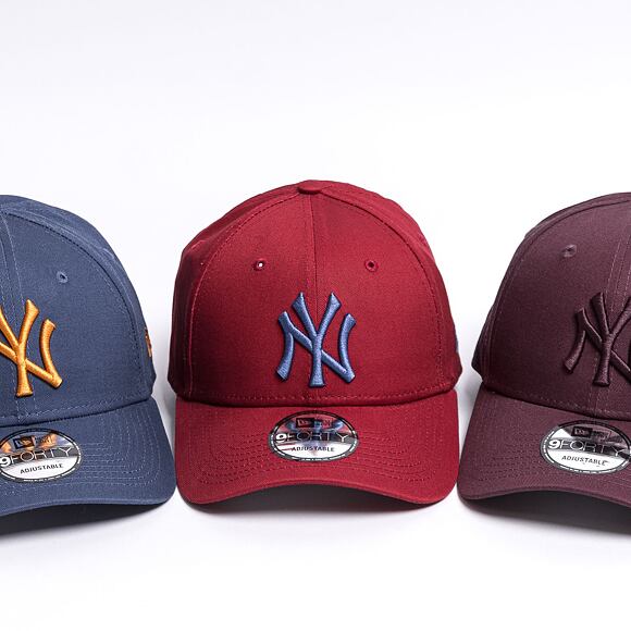 Kšiltovka New Era 9FORTY MLB League Essential Snapback New York Yankees - Maroon