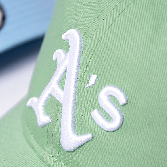 Kšiltovka New Era 9TWENTY MLB League Essential Oakland Athletics - Green Fig / White