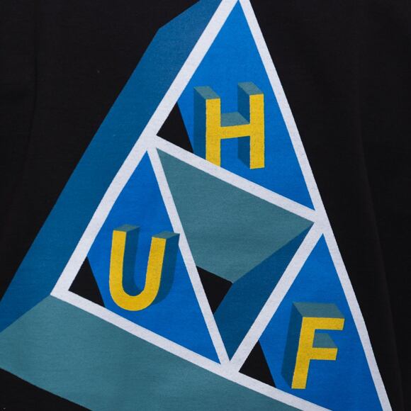 Triko HUF Based Triple Triangle T-Shirt Black