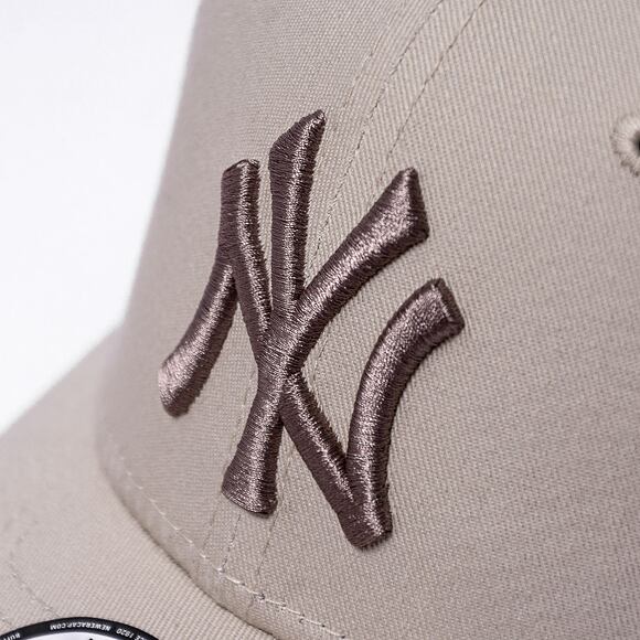 Dětská kšiltovka New Era 9FORTY Kids MLB League Essential New York Yankees - Stone / Ash Brown