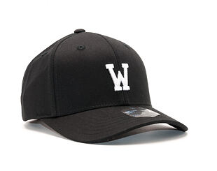 Kšiltovka State of WOW ALPHABET - Whiskey Baseball Cap Crown 2 Black/White Strapback