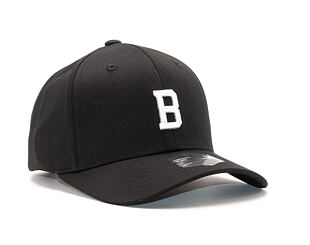 Kšiltovka State of WOW ALPHABET - Bravo Baseball Cap Crown 2 Black/White Strapback
