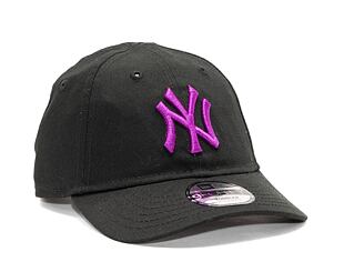 Dětská Kšiltovka New Era 9FORTY Kids MLB League Essential New York Yankees Black / Sparkling Grape