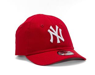 Dětská kšiltovka New Era 9FORTY Kids MLB Infant League Essential New York Yankees - Scarlet / White