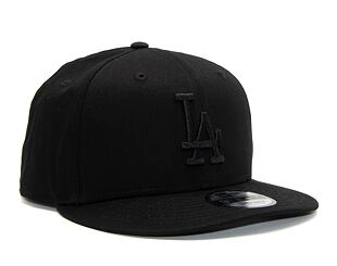Kšiltovka New Era 9FIFTY MLB Black on Black Los Angeles Dodgers - Black