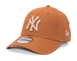 Kšiltovka New Era 9FORTY MLB League Essential New York Yankees Caramel Brown / Stone
