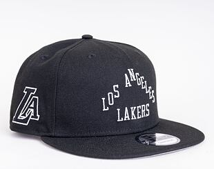 Kšiltovka New Era 9FIFTY NBA22 City Alternate Los Angeles Lakers Black & White Snapback