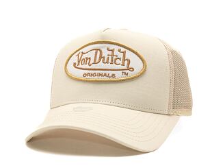 Kšiltovka Von Dutch Boston Trucker Cream/White