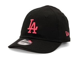 Dětská kšiltovka New Era 9FORTY Kids MLB League Essential Los Angeles Dodgers Black / Lava Red