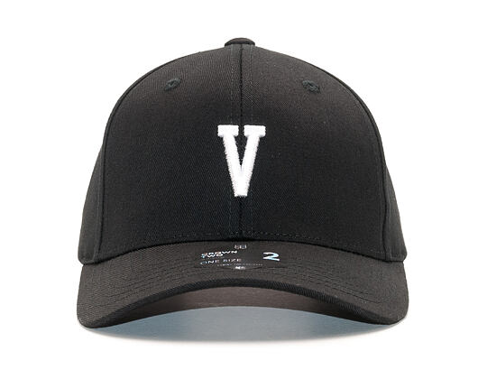 Kšiltovka State of WOW ALPHABET - Victor Baseball Cap Crown 2 Black/White Strapback