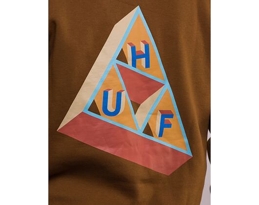 Mikina HUF Based Triple Triangle Hoodie Rubber