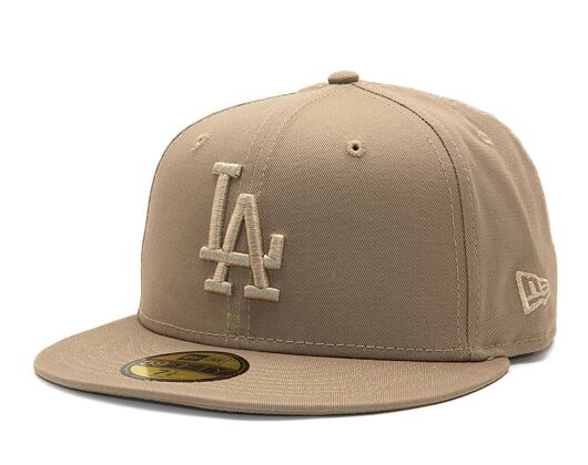 Kšiltovka New Era 59FIFTY MLB League Essential Los Angeles Dodgers - Ash Brown / Stone
