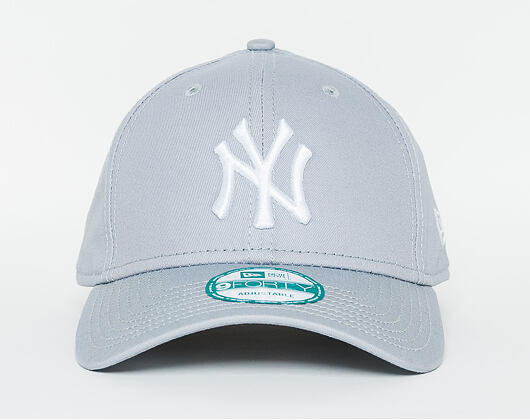 Kšiltovka New Era 9FORTY MLB League Basic New York Yankees - Graphite / White