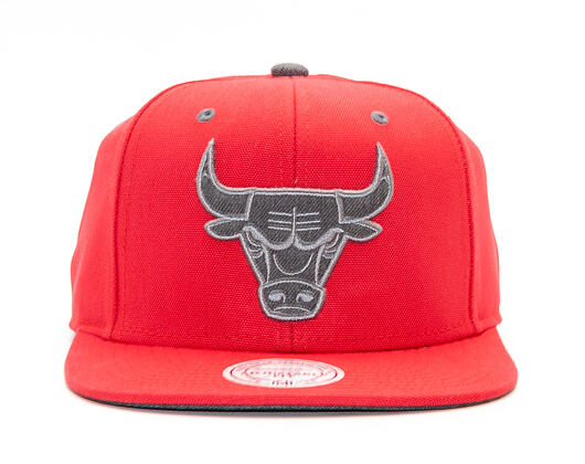 Kšiltovka Mitchell & Ness Grey Tonal Logo Chicago Bulls Snapback