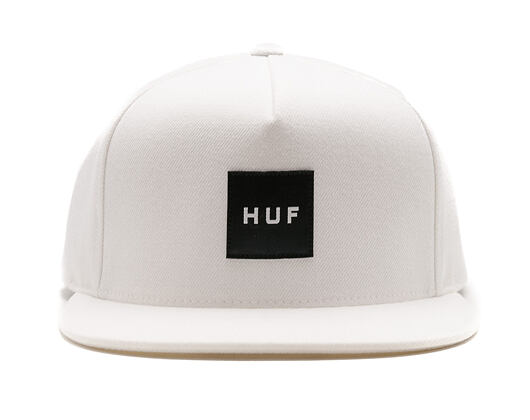 Kšiltovka HUF Box Logo White Snapback