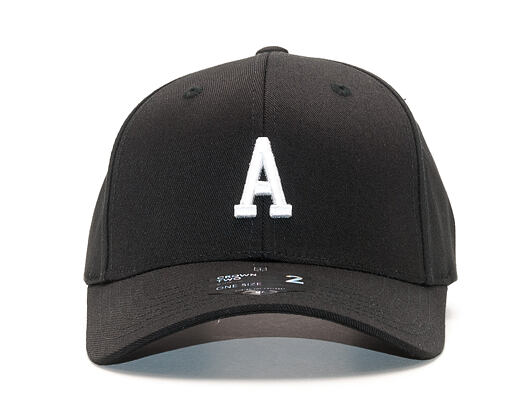Kšiltovka State of WOW ALPHABET - Alpha Baseball Cap Crown 2 Black/White Strapback
