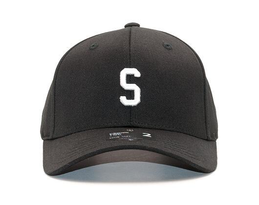Kšiltovka State of WOW ALPHABET - Sierra Baseball Cap Crown 2 Black/White Strapback