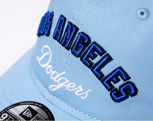 Kšiltovka New Era 9TWENTY MLB Wordmark Los Angeles Dodgers - Pastel Blue