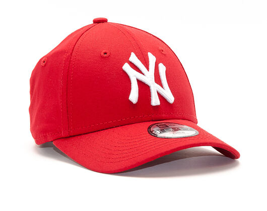 Dětská kšiltovka New Era 9FORTY Kids MLB League Basic New York Yankees - Scarlet / White