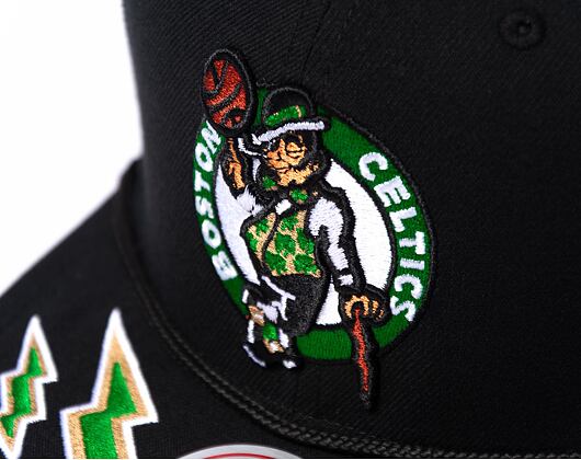 Kšiltovka Mitchell & Ness Recharge Trucker Boston Celtics Black