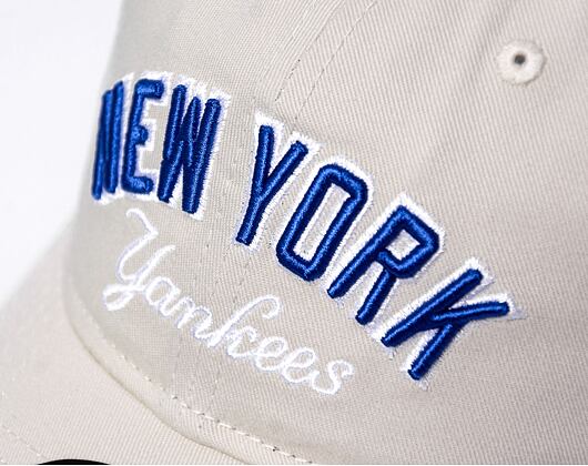 Kšiltovka New Era 9TWENTY MLB Wordmark New York Yankees - Off White