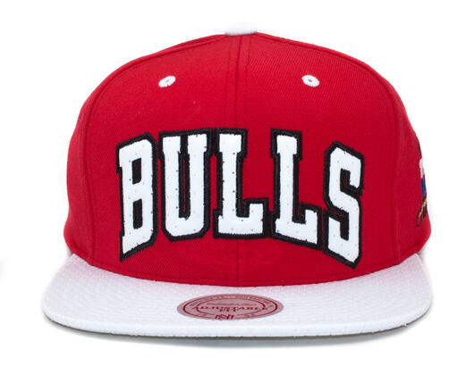 Kšiltovka Mitchell & Ness Red Alert Chicago Bulls Red/White Snapback