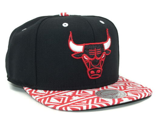 Kšiltovka Mitchell & Ness Chicago Bulls Aztec Black Snapback