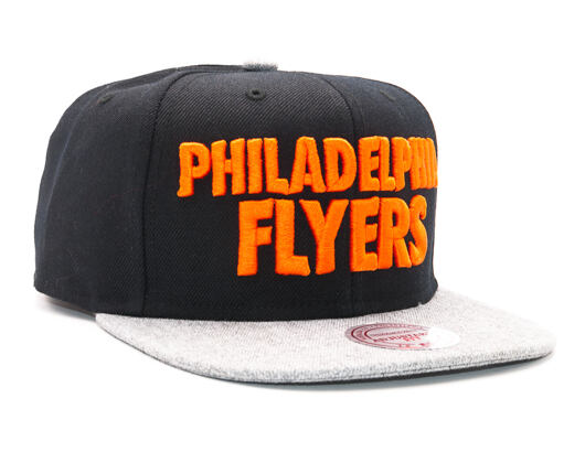 Kšiltovka Mitchell & Ness Forces Philadelphia Flyers Black Snapback