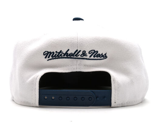Kšiltovka Mitchell & Ness Big Logo Two Tone Dallas Mavericks White Snapback