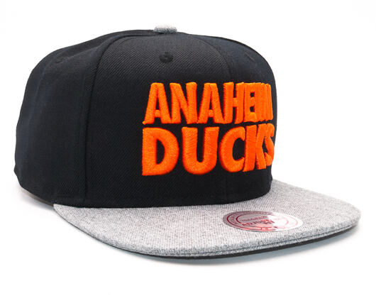 Kšiltovka Mitchell & Ness Forces Anaheim Ducks Black Snapback