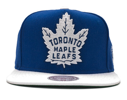Kšiltovka Mitchell & Ness Big Logo Two Tone Toronto Maple Leafs Blue Snapback