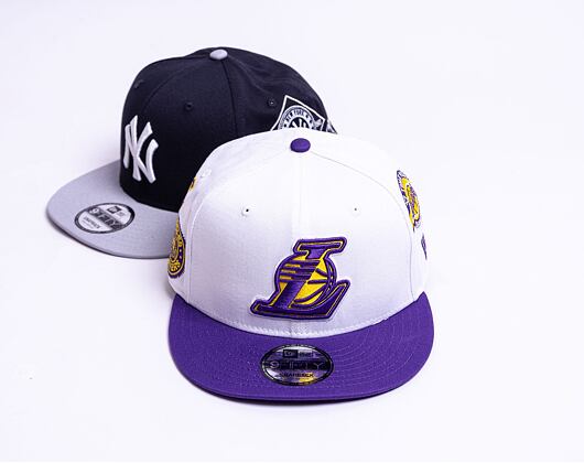 Kšiltovka New Era 9FIFTY NBA All Over Patch Los Angeles Lakers White