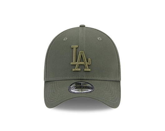Kšiltovka New Era 39THIRTY MLB League Essential Los Angeles Dodgers New Olive