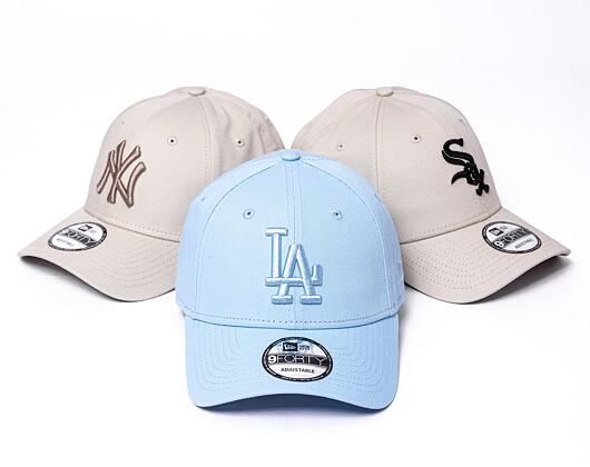 Kšiltovka New Era 9FORTY MLB League Essential Los Angeles Dodgers - Pastel Blue