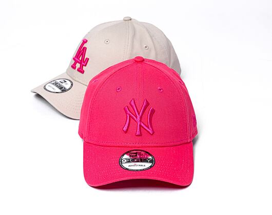 Kšiltovka New Era 9FORTY MLB League Essential New York Yankees - Blush Pink