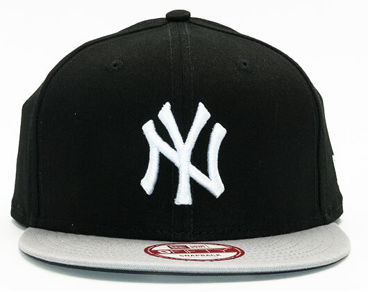 Kšiltovka New Era 9FIFTY Cotton Block New York Yankees Snapback Black / Grey