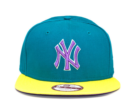 Kšiltovka New Era Tri-Col Basic New York Yankees Teal/Yellow Snapback
