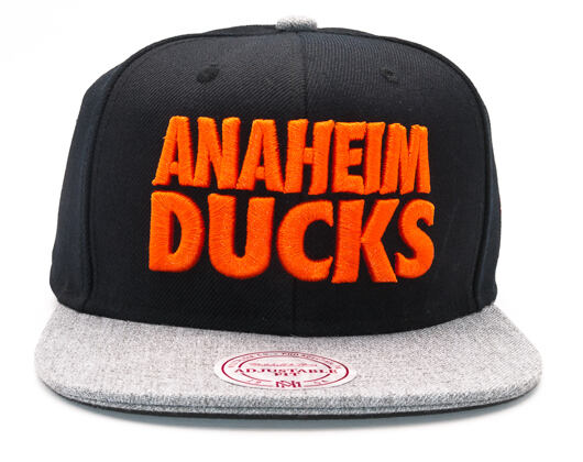 Kšiltovka Mitchell & Ness Forces Anaheim Ducks Black Snapback
