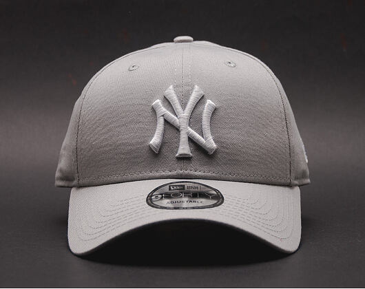 Kšiltovka New Era 9FORTY MLB League Basic New York Yankees - Graphite / White