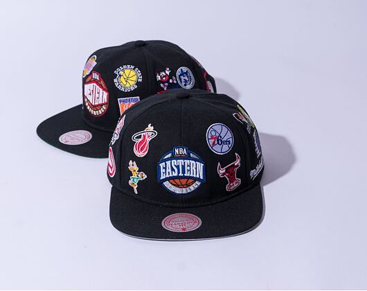 Kšiltovka Mitchell & Ness ALL OVER CONFERENCE DEADSTOCK HWC East Black