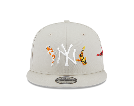 Kšiltovka New Era 9FIFTY MLB Koi Fish New York Yankees Stone / Optic White