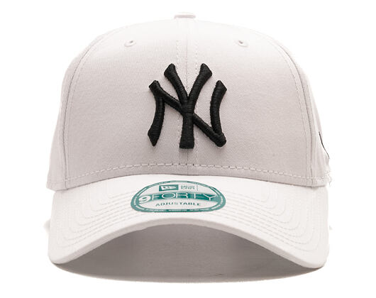 Kšiltovka New Era 9FORTY MLB League Basic New York Yankees - White / Black