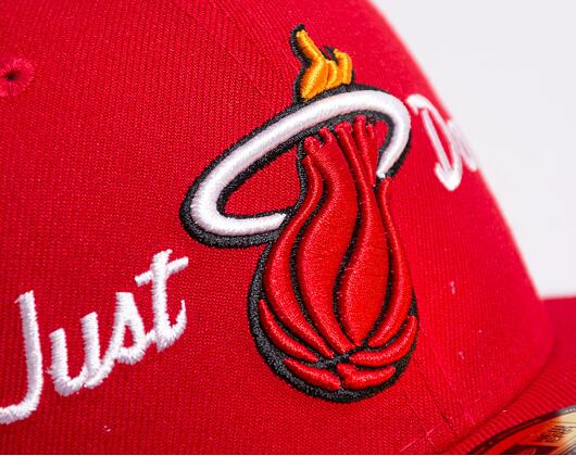 Kšiltovka New Era 59FIFTY NBA Just Don Miami Heat Red