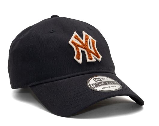 Kšiltovka New Era 9TWENTY MLB Boucle New York Yankees Navy / Caramel Brown