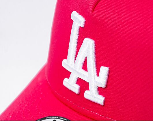 Dětská kšiltovka New Era 9FORTY Kids A-Frame Trucker MLB Los Angeles Dodgers - Blush Pink / White