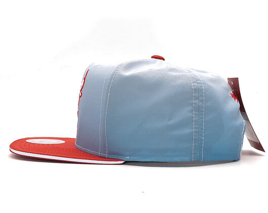 Kšiltovka Mitchell & Ness The Fade 2Tone Leather Chicago Bulls Blue/Red Snapback