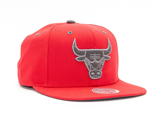 Kšiltovka Mitchell & Ness Grey Tonal Logo Chicago Bulls Snapback